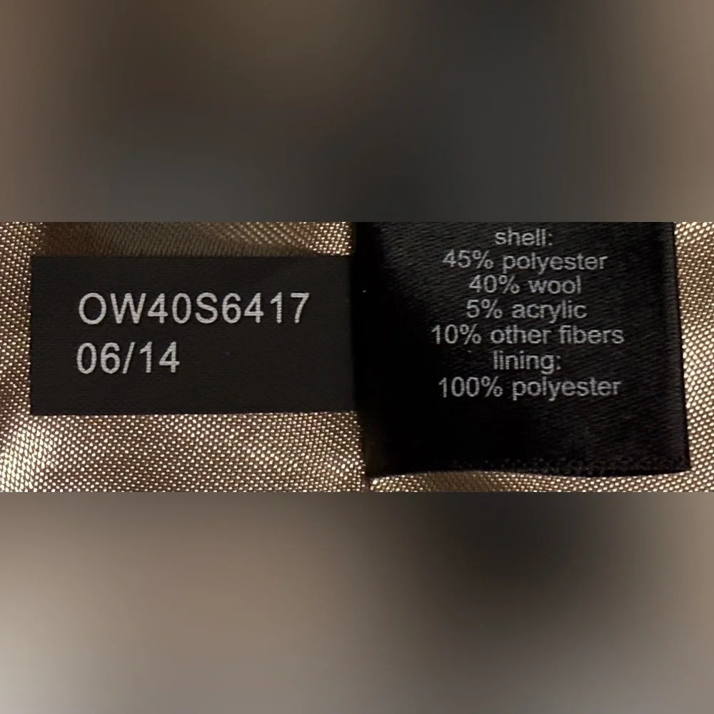 EUC Limited WRAP Tulip WOOL Coat 3/4 SLEEVE Dolman - Picture 5 of 14